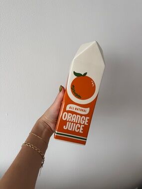 Bando Ceramic Orange Juice “Rise and Shine” Vase